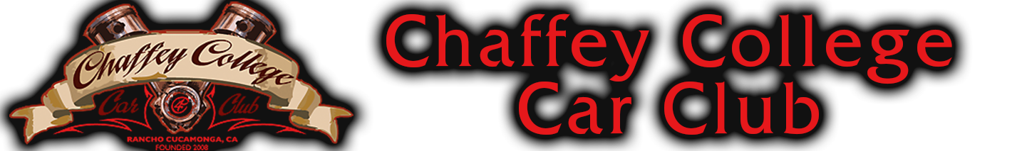 Chaffey College Car Club Banner